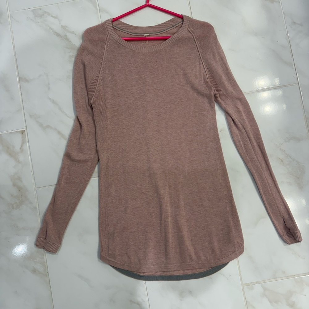Lululemon pink sweater